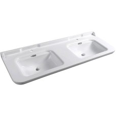 Раковина Kerasan Waldorf 150 4143K1bi/crx1 двойная Белая