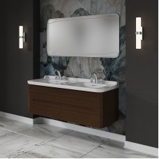 Раковина Kerasan Waldorf 150 4143K1bi/crx1 двойная Белая