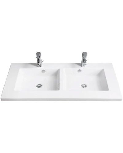 Раковина Jacob Delafon Sobro 120 4562RU-00 двойная Белая