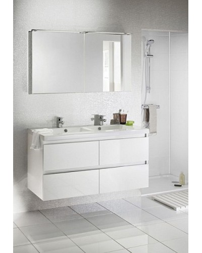 Раковина Jacob Delafon Sobro 120 4562RU-00 двойная Белая