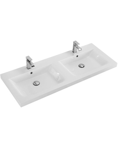 Раковина Cezares Eco 120 CZR-1200/480-2-LV-MR-ECO двойная Белая