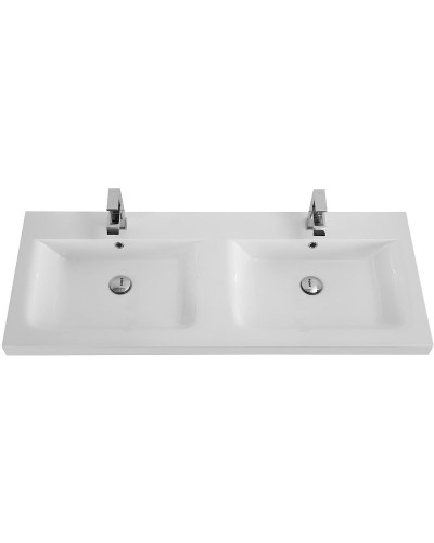 Раковина Cezares Eco 120 CZR-1200/480-2-LV-MR-ECO двойная Белая