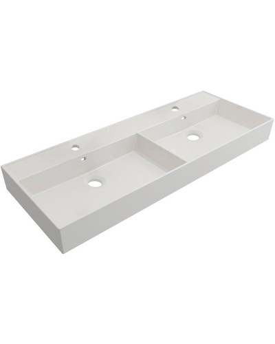 Раковина Cezares 120 CZR-MIL-120-2-LVB двойная Белая