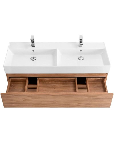 Раковина Cezares 120 CZR-MIL-120-2-LVB двойная Белая