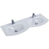 Раковина Cezares Vague 138 82412 двойная Extra Bianco