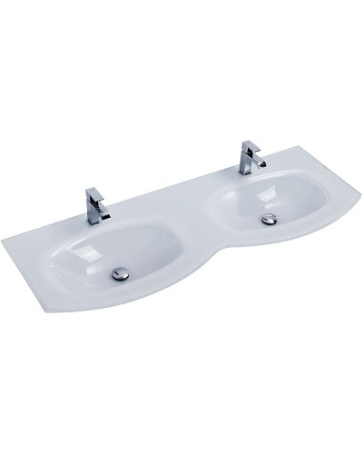 Раковина Cezares Vague 138 82412 двойная Extra Bianco