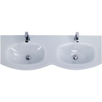 Раковина Cezares Vague 138 82412 двойная Extra Bianco