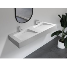 Раковина Abber Stein 152 AS2643-1.5 двойная Белая матовая