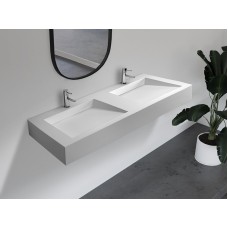 Раковина Abber Stein 152 AS2643-1.5 двойная Белая матовая