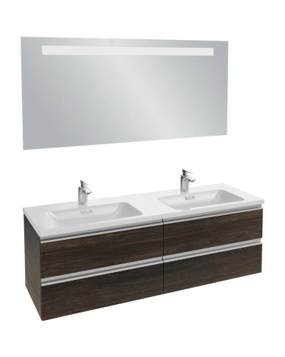 Двойная подвесная раковина столешница для установки на мебель 140х46 см Jacob Delafon Vox EXAA112-Z-00