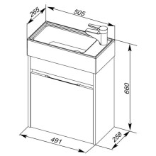 Раковина Aquanet Sanovit 7045-KL
