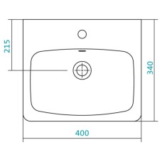 Раковина 40х34 см Santek Нео 1.WH30.2.183