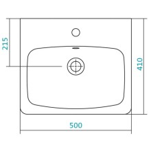 Раковина 50х41 см Santek Нео 1.WH30.2.184