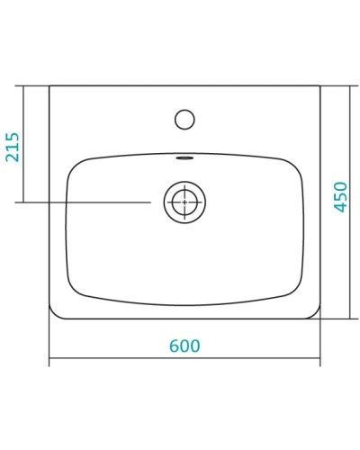 Раковина 60х45 см Santek Нео 1.WH30.2.186