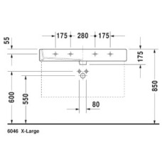 Раковина 100х47 см Duravit Vero 0454100000