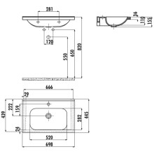 Раковина 69,8х44,5 см Creavit Ideal ID07000000