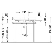 Раковина 80х50,5 см Duravit Happy D.2 2318800000