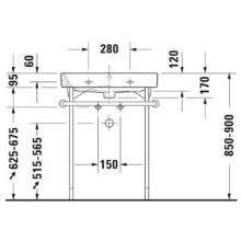 Раковина 65х50,5 см Duravit Happy D.2 2318650000