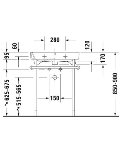 Раковина 65х50,5 см Duravit Happy D.2 2318650000