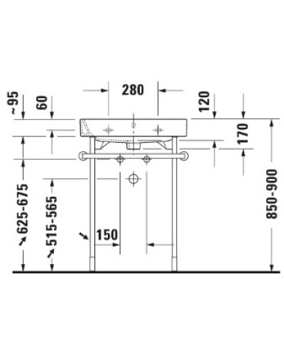 Раковина 60х50,5 см Duravit Happy D.2 2318600000