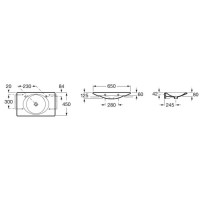 Раковина 65х45 см Roca Kalahari 327874000