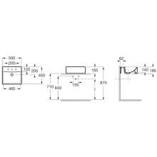 Раковина 50х45 см Roca Diverta 32711S000
