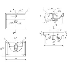 Раковина 50х38 см OWL 1975 Мини 641594