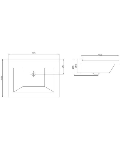 Раковина 60,5х45 см ASB-Mebel Миранда