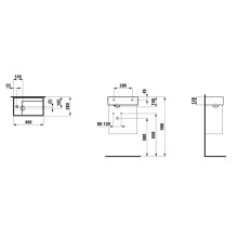 Раковина 46x28 см Laufen Kartell by Laufen 8.1533.5.000.111.1