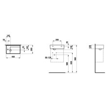 Раковина 46x28 см Laufen Kartell by Laufen 8.1533.5.000.111.1