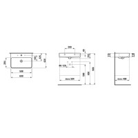 Раковина 60x42 см Laufen Val 8.1028.3.000.104.1