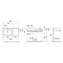 Раковина 100x46 см Laufen Living City 8.1843.2.000.104.1