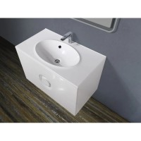Раковина 90х50 см BelBagno Onda BB900/500-LV-MR-OND