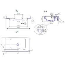 Раковина 60,5х45,5 см Cersanit Grand UM-GRA60/1-w
