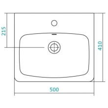 Раковина 50х41 см 1Marka Нео У69477