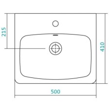 Раковина 50х41 см 1Marka Нео У69477