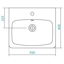 Раковина 55х45 см 1Marka Нео У75075