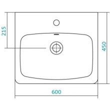 Раковина 60х45 см 1Marka Нео У69478