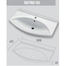 Раковина 105х47,5 см 1Marka Лагуна У79492
