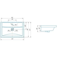 Раковина 61х40,7 см Corozo Фостер SD-00000380