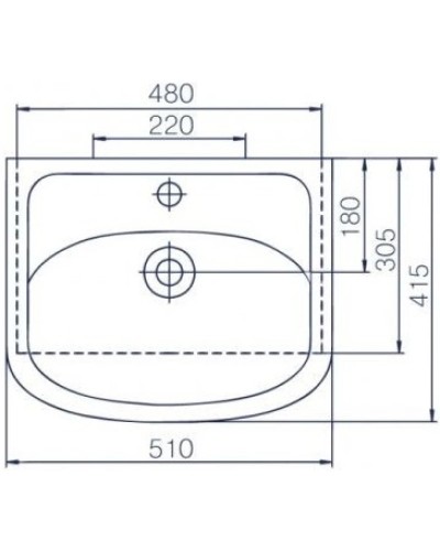 Раковина 51х41,5 см Corozo Уют SD-00000371