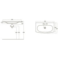Раковина 90х50,7 см OWL 1975 Java OWLB19-16090