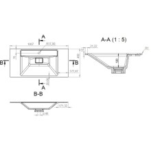 Раковина 100,7х49,2 см Am.Pm Inspire 2.0 M50AWPC1001WG