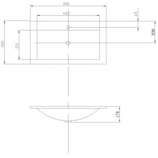 Раковина 80х45 см Акватон Премьер M 1A70493KPR01