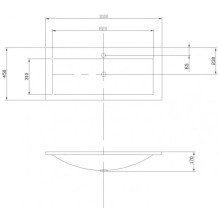 Раковина 100х45 см Акватон Премьер 1A702531PR010