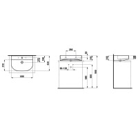 Раковина 60х42 см Laufen Sonar 8.1634.2.000.104.1