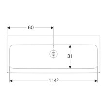 Раковина 120х48,5 см Geberit iCon 124025000