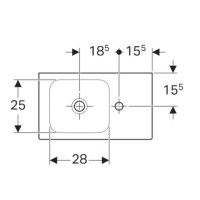Раковина 53х31 см Geberit iCon 124053000