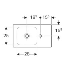 Раковина 53х31 см Geberit iCon 124053000