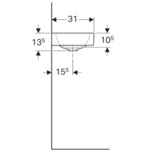Раковина 53х31 см Geberit iCon 124053000